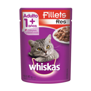 COMIDA PARA GATO WHISKAS FILETE DE RES *85 G