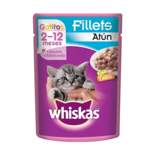 ALIMENTO HUMEDO GATITOS 2-12 MESES WHISKAS ATUN *85 G