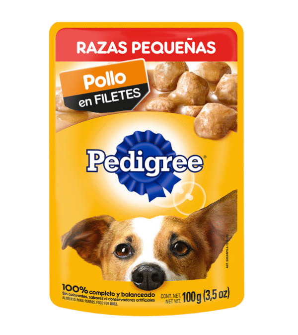 CARNE PARA PERRO RAZA PEQUEÑA PEDIGREE POLLO *100G