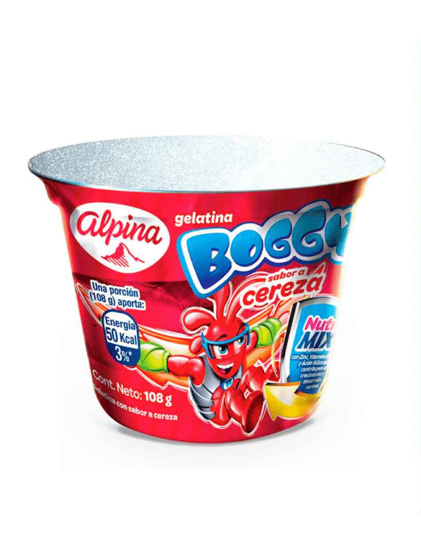 GELATINA BOGGY CEREZA VASO