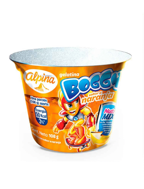 GELATINA BOGGY NARANJA *108G