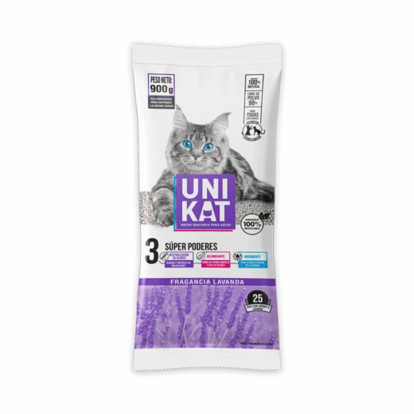 ARENAPARA GATOS UNIKAT AROMA LAVANDA *900 GR