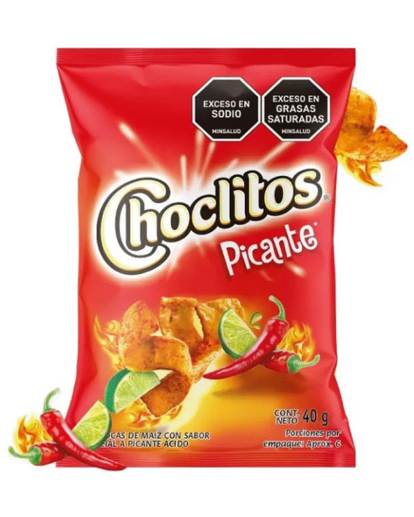 CHOCLITOS PICANTEx 45 Gramos