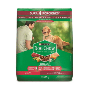 DOG CHOW ADULTOS RAZAS M/G CARNE Y POLLO X 475G