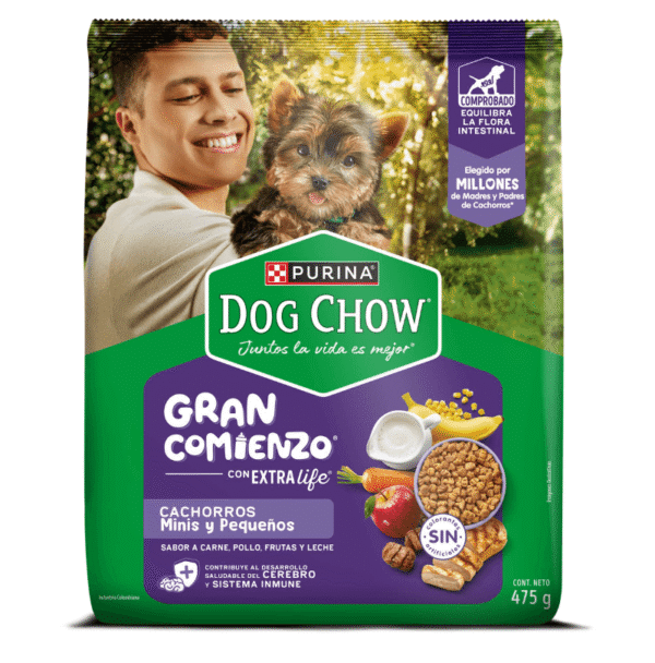 Dog chow gran comienzo x 475 gramos